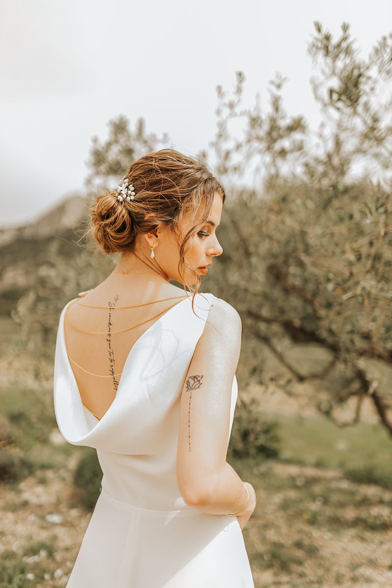 Robe de mariée simple