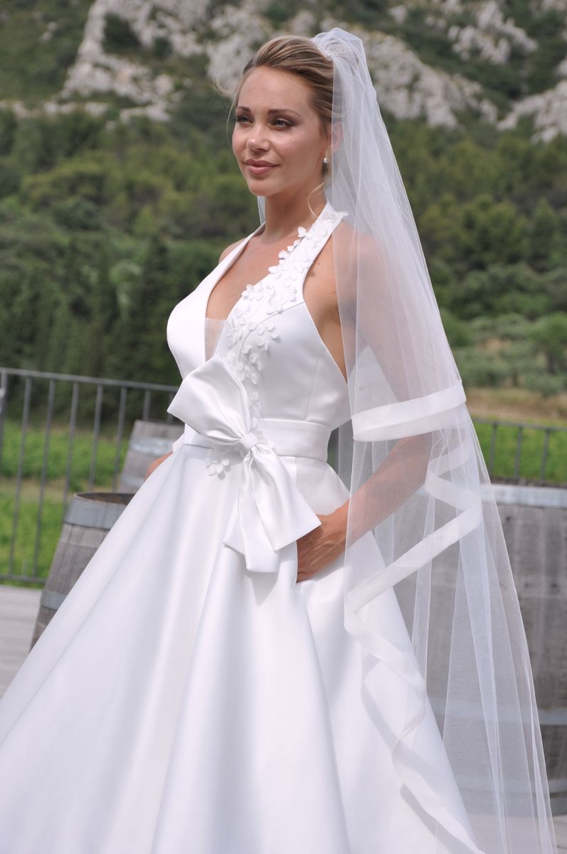 Robe de mariée en satin 