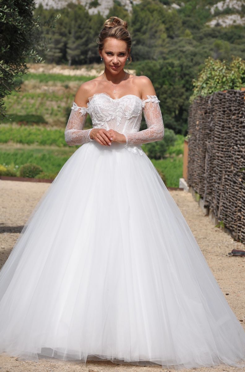 Robe de mariée en tulle