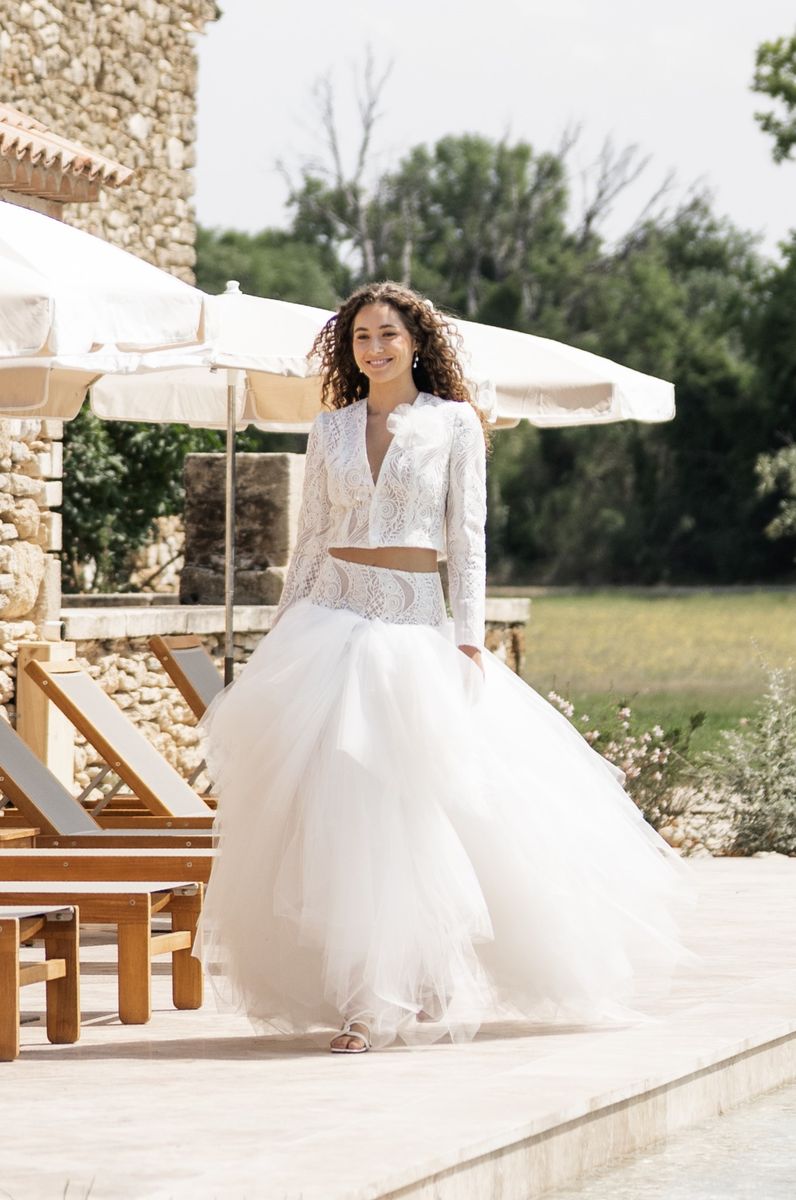 Robe de mariée transformable 2 en 1