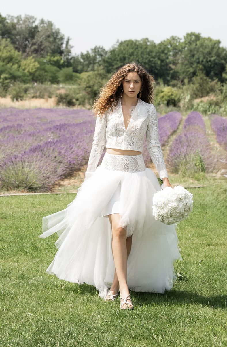 Robe de mariée transformable 2 en 1