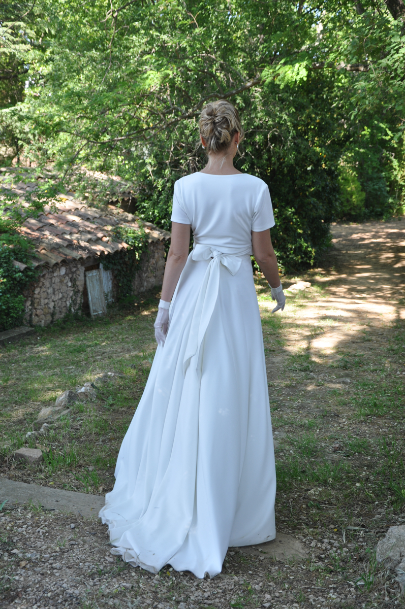 Robe de mariée simple pour mariage civil