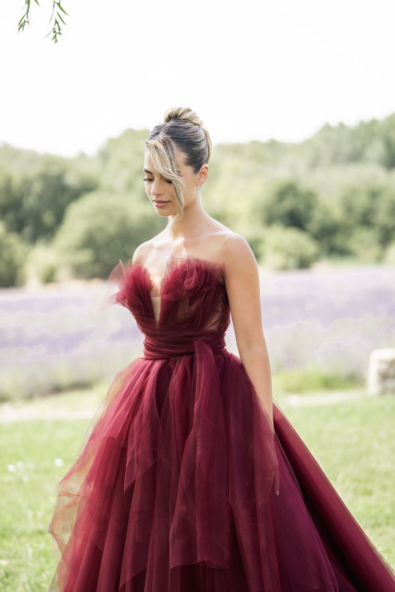 Robe de mariée en couleur, disponible en 10 couleurs